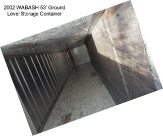 2002 WABASH 53\' Ground Level Storage Container