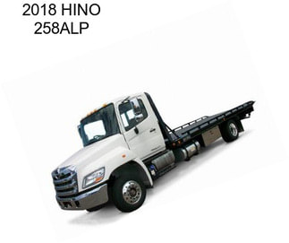 2018 HINO 258ALP