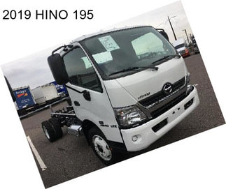 2019 HINO 195