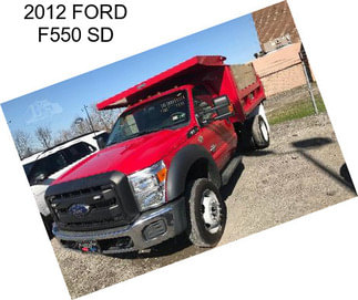 2012 FORD F550 SD