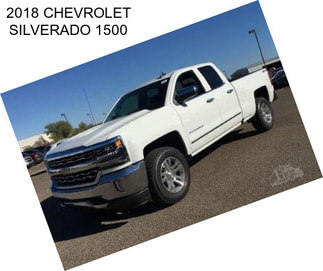 2018 CHEVROLET SILVERADO 1500