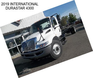 2019 INTERNATIONAL DURASTAR 4300