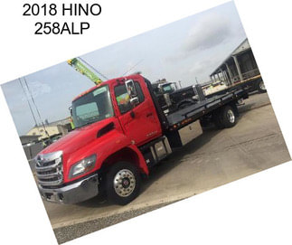 2018 HINO 258ALP