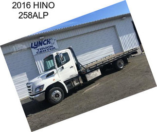 2016 HINO 258ALP