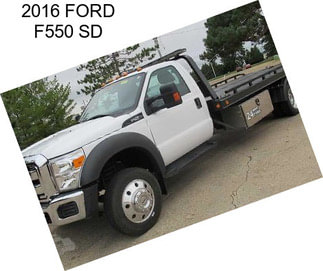 2016 FORD F550 SD