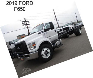 2019 FORD F650