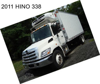2011 HINO 338