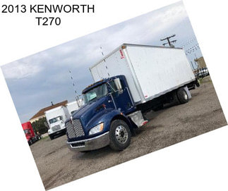 2013 KENWORTH T270