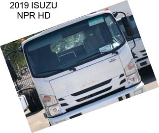 2019 ISUZU NPR HD