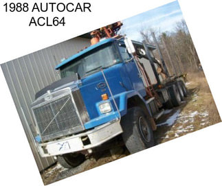 1988 AUTOCAR ACL64