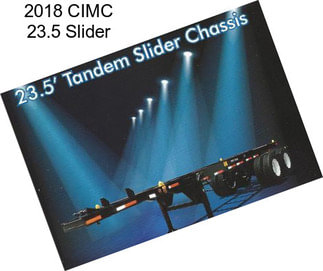 2018 CIMC 23.5 Slider