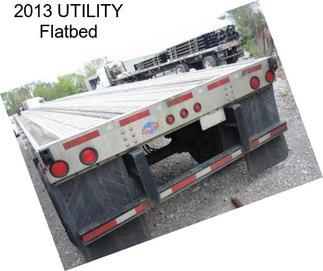 2013 UTILITY Flatbed