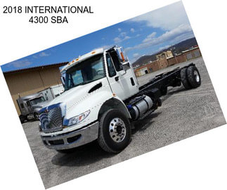 2018 INTERNATIONAL 4300 SBA