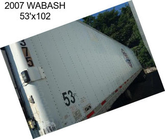 2007 WABASH 53\'x102\