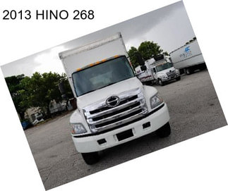 2013 HINO 268