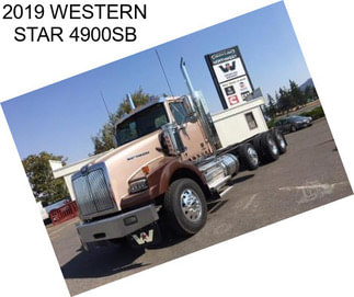 2019 WESTERN STAR 4900SB