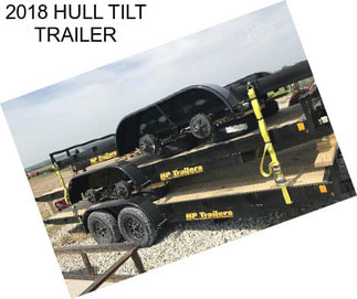 2018 HULL TILT TRAILER