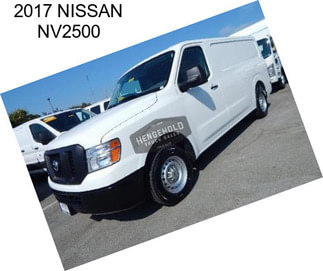 2017 NISSAN NV2500