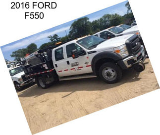 2016 FORD F550