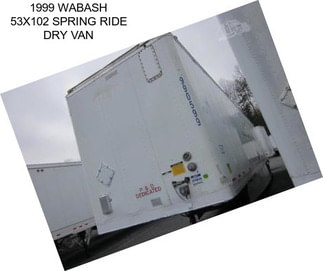 1999 WABASH 53X102 SPRING RIDE DRY VAN