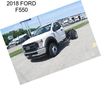 2018 FORD F550