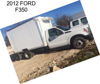 2012 FORD F350