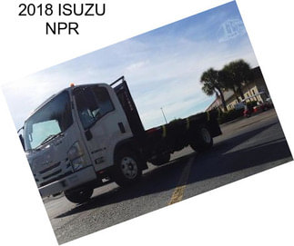 2018 ISUZU NPR