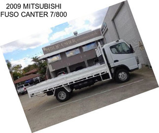 2009 MITSUBISHI FUSO CANTER 7/800