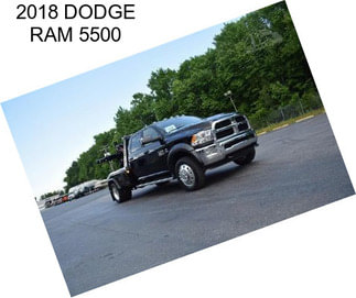 2018 DODGE RAM 5500