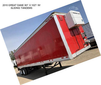 2010 GREAT DANE 36 X 102 W/ SLIDING TANDEMS