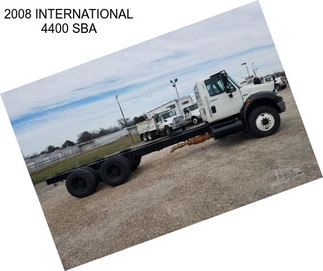 2008 INTERNATIONAL 4400 SBA