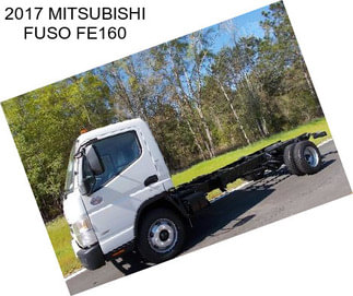 2017 MITSUBISHI FUSO FE160