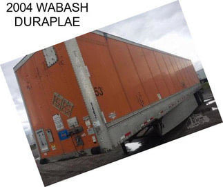 2004 WABASH DURAPLAE