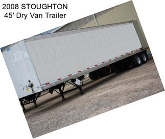 2008 STOUGHTON 45\' Dry Van Trailer