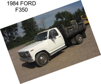 1984 FORD F350