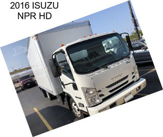 2016 ISUZU NPR HD