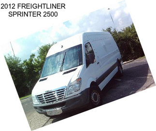 2012 FREIGHTLINER SPRINTER 2500