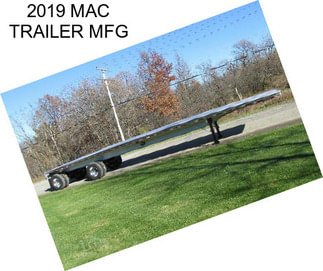 2019 MAC TRAILER MFG