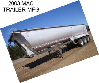 2003 MAC TRAILER MFG