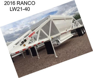 2016 RANCO LW21-40