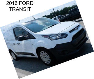 2016 FORD TRANSIT