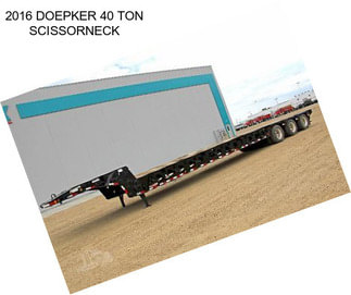 2016 DOEPKER 40 TON SCISSORNECK