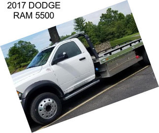 2017 DODGE RAM 5500