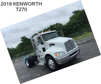 2019 KENWORTH T270