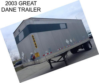 2003 GREAT DANE TRAILER