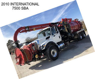 2010 INTERNATIONAL 7500 SBA