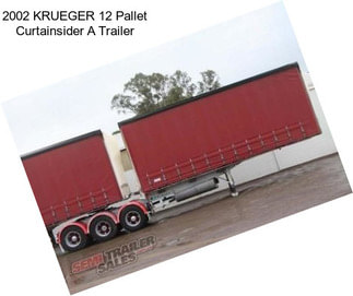 2002 KRUEGER 12 Pallet Curtainsider A Trailer