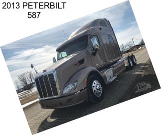 2013 PETERBILT 587