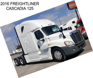 2016 FREIGHTLINER CASCADIA 125