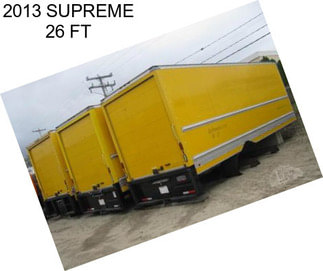 2013 SUPREME 26 FT